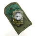 Military Prismatic Sighting Compasses resting on top of case closed
