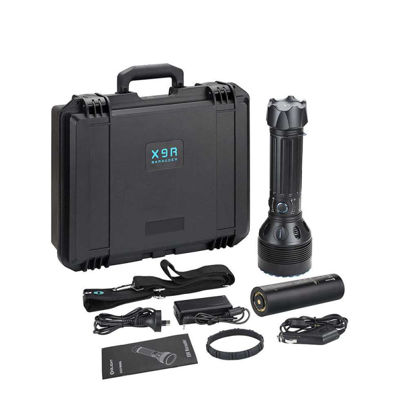 olight biggest flashlight Olight X9R Marauder Flashlight