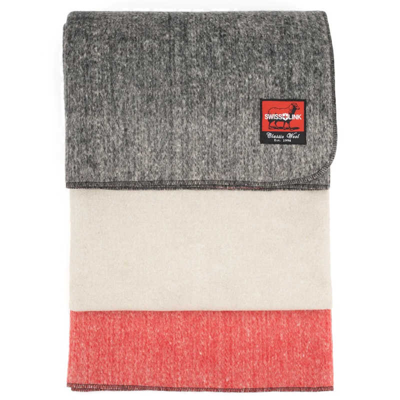 Swiss Link | Classic Wool Blanket three colors