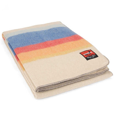 Swiss Link | Classic Wool Blanket colors mimicking sunset